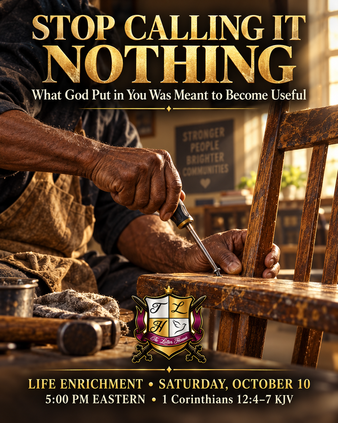 STOP CALLING IT NOTHING teaching artwork