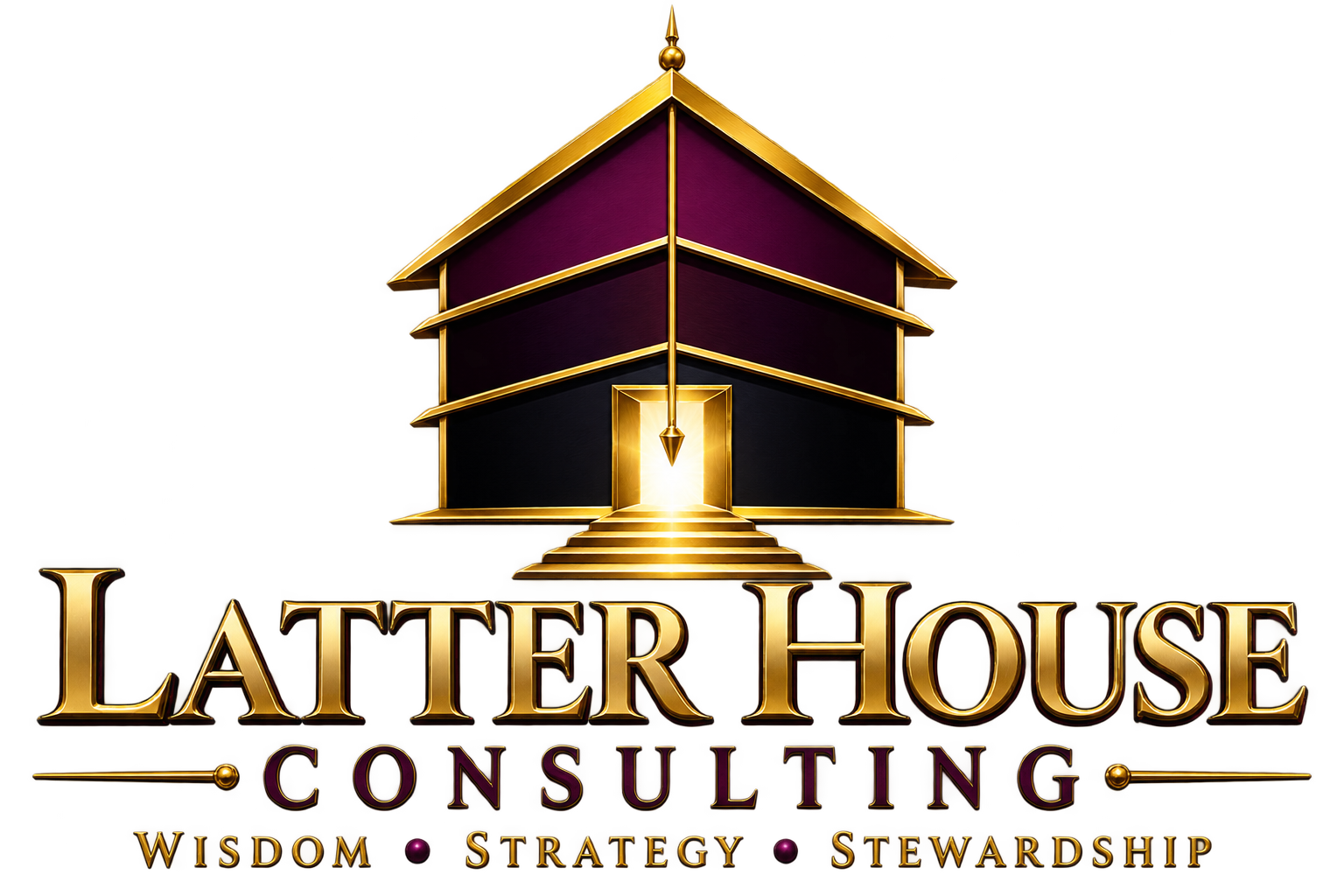 Latter House Consulting logo with the words Wisdom, Strategy, Stewardship
